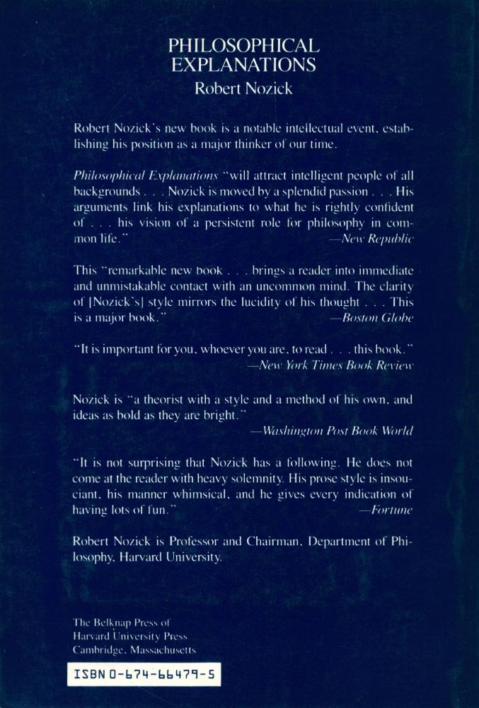 『Philosophical explanations』 6