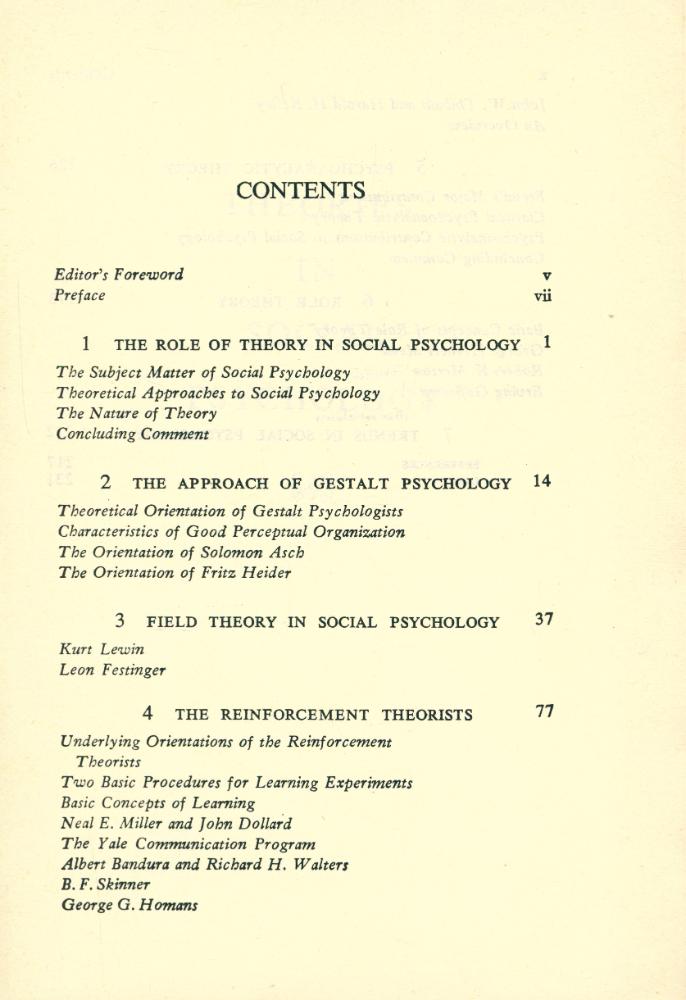 『THEORIES IN SOCIAL PSYCHOLOGY』 2