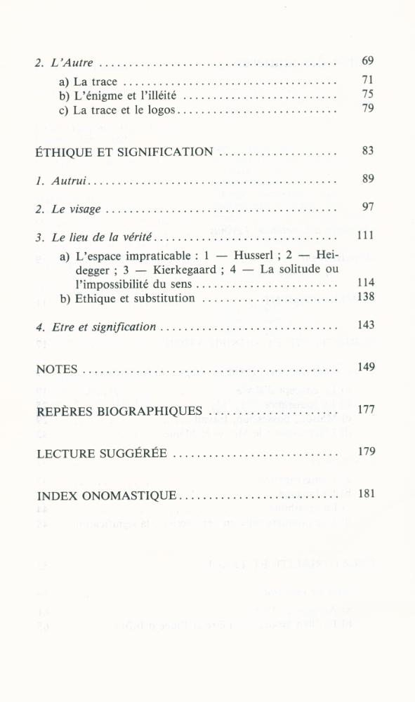 『La vérité nomade : introduction à Emmanuel Lévinas』 3