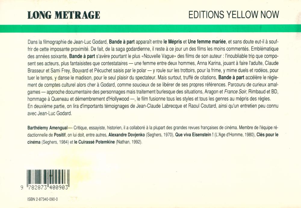 『BANDE A PART, de JEAN-LUC GODARD』 3