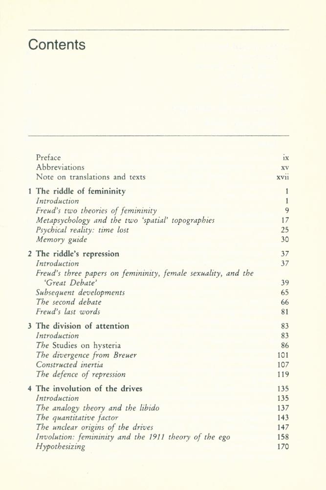 『The interpretation of the flesh : Freud and femininity』 2