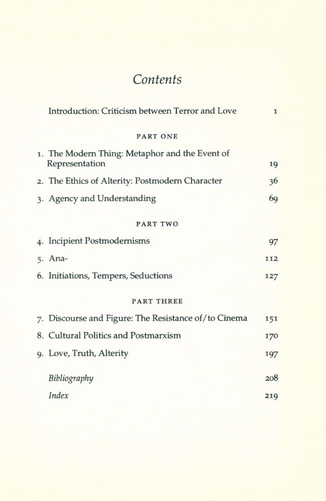 『Alterities : criticism, history, representation』 2