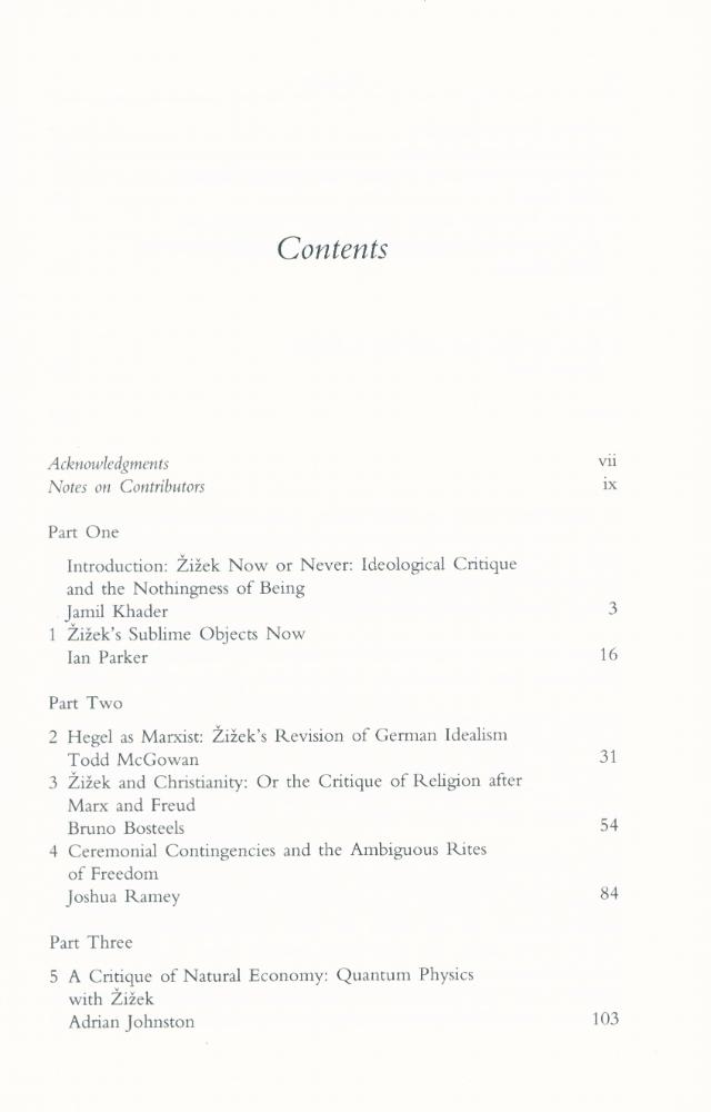 『Žižek Now : Current Perspectives in Žižek Studies』 2