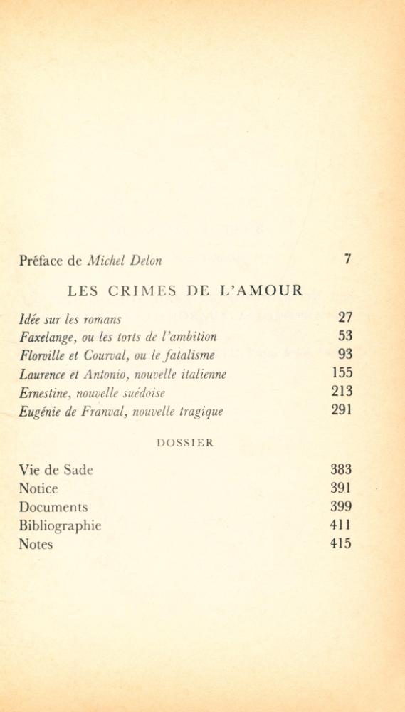 『Les Crimes de l'amour : nouvelles héroïques et tragiques』 2