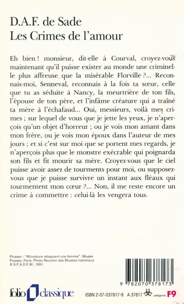 『Les Crimes de l'amour : nouvelles héroïques et tragiques』 3