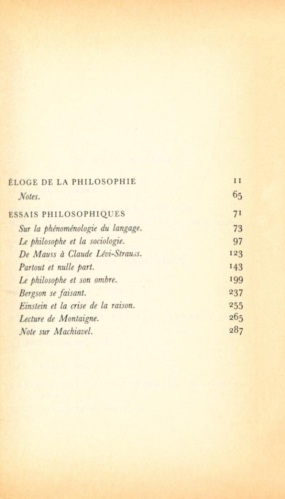 『Éloge de la philosophie : et autres essais』 2