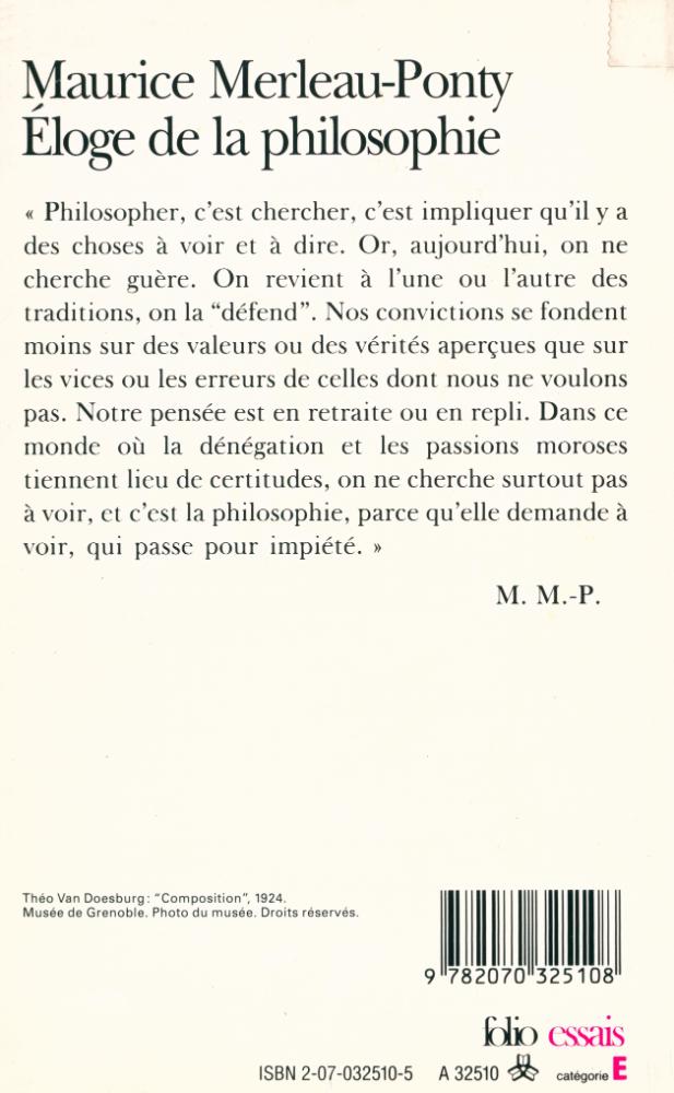 『Éloge de la philosophie : et autres essais』 3