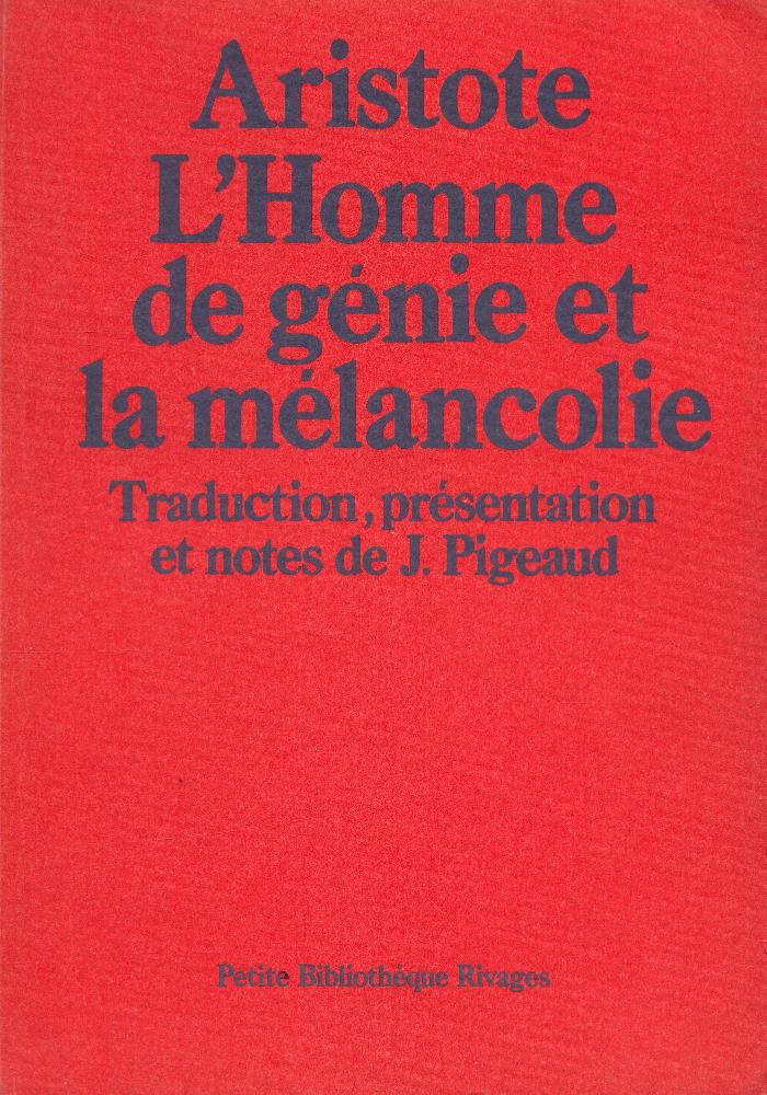 『L'Homme de génie et la mélancolie』 1
