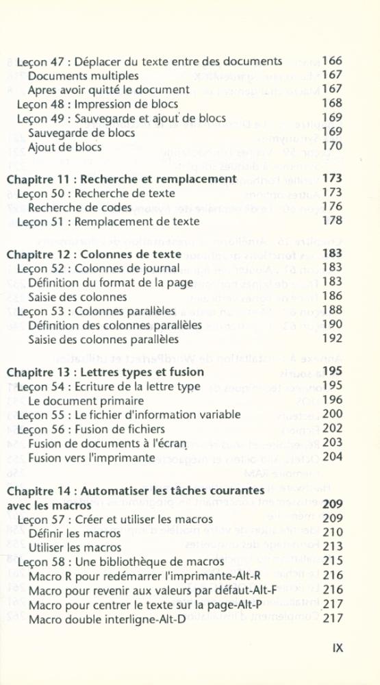 『WordPerfect 5.1 : mode d'emploi』 6