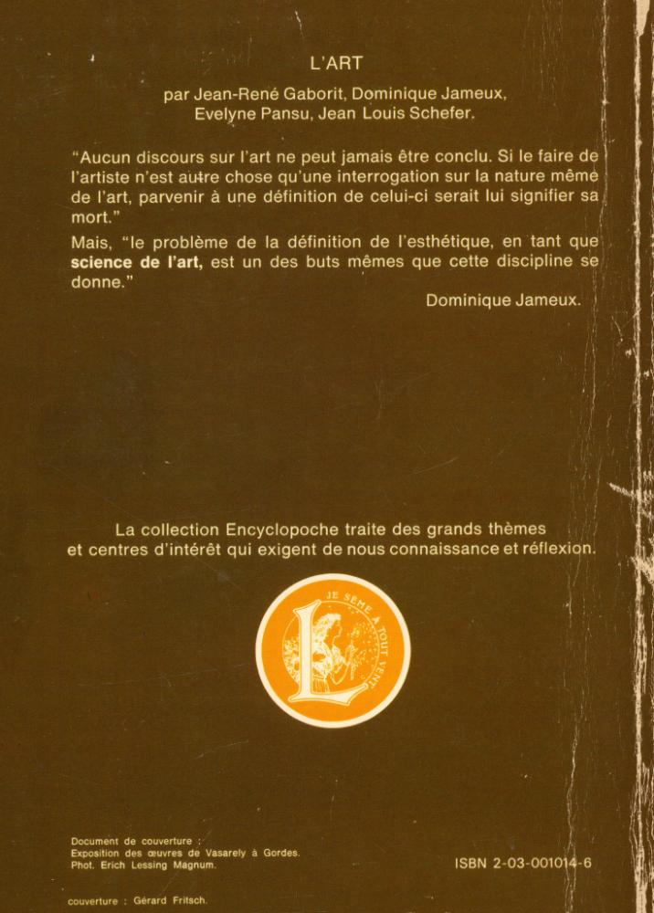 『ENCYCLOPOCHE LAROUSSE 14 : l'art』 4