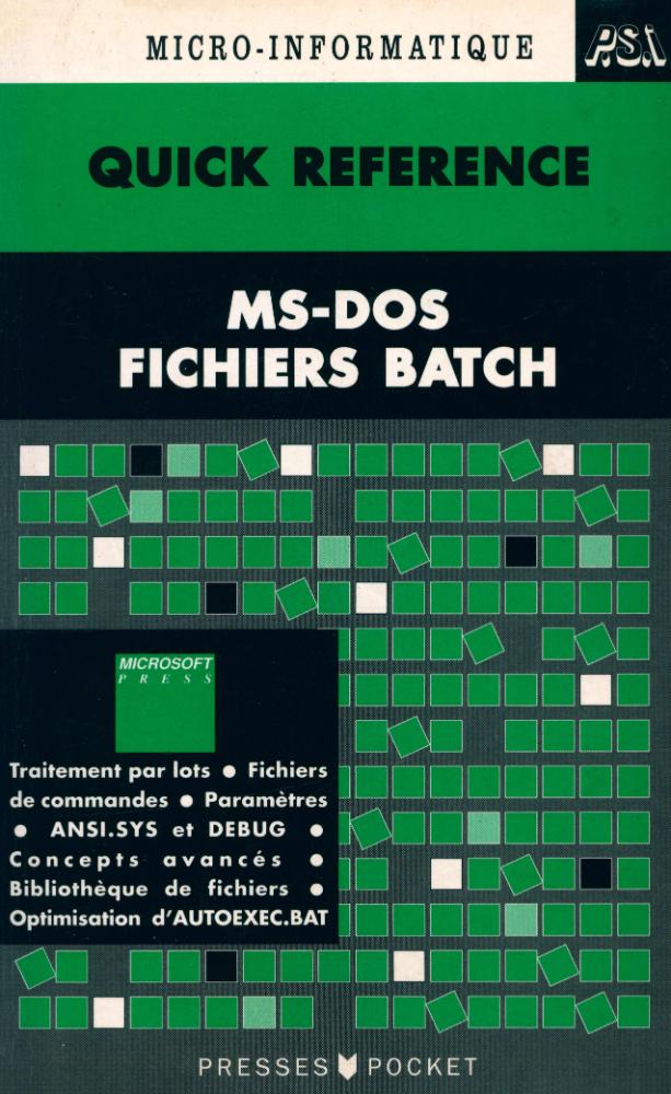 『MICRO INFORMATIQUE 4355 - MS - DOS FICHIERS BATCH』 1