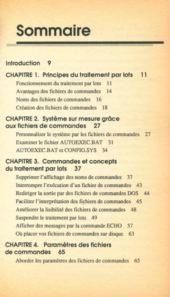 『MICRO INFORMATIQUE 4355 - MS - DOS FICHIERS BATCH』 2