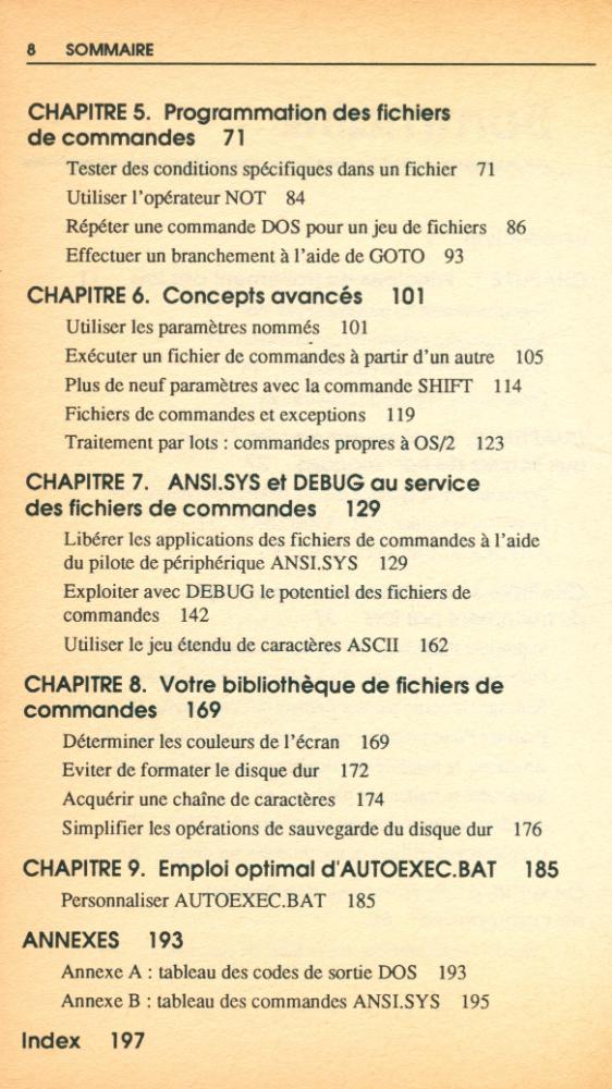 『MICRO INFORMATIQUE 4355 - MS - DOS FICHIERS BATCH』 3