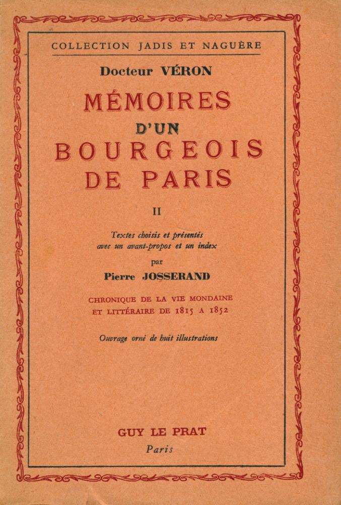 『MÉMOIRES D'UN BOURGEOIS DE PARIS Ⅱ』 1
