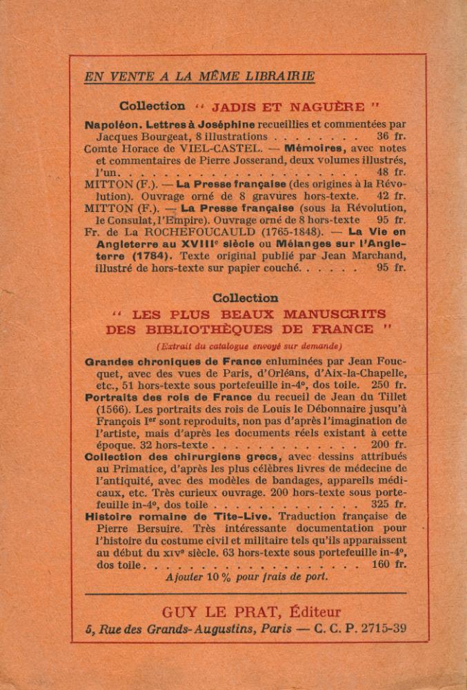 『MÉMOIRES D'UN BOURGEOIS DE PARIS Ⅱ』 3