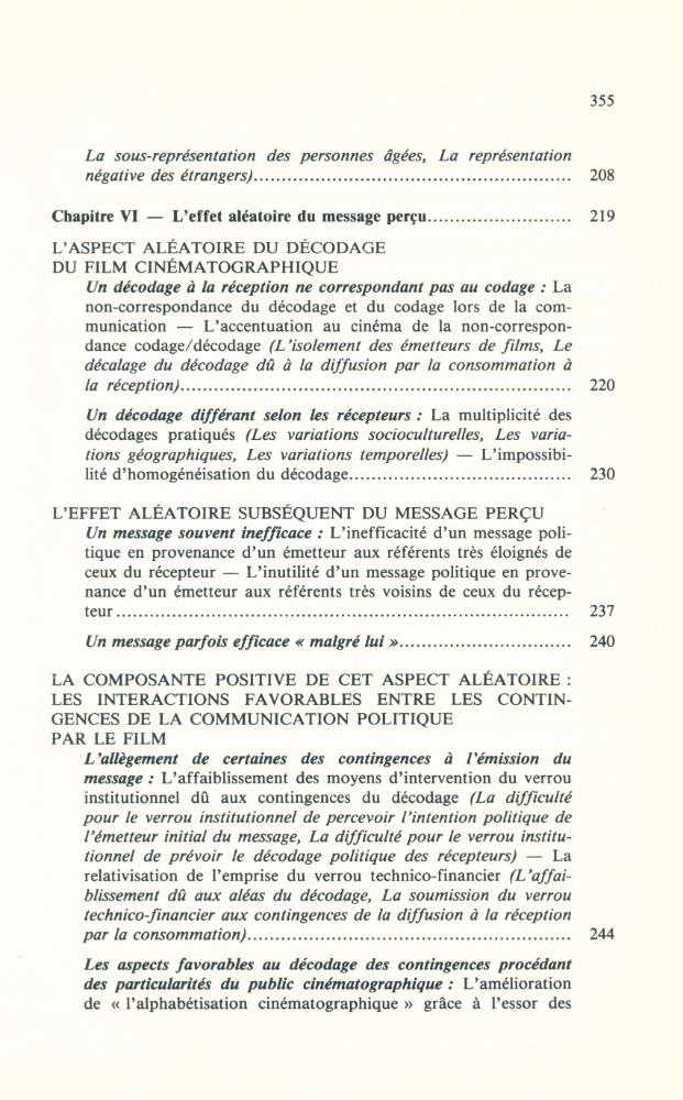 『MÉDIA ET MALENTENDUS : CINEMA ET COMMUNICATION POLITIQUE』 6