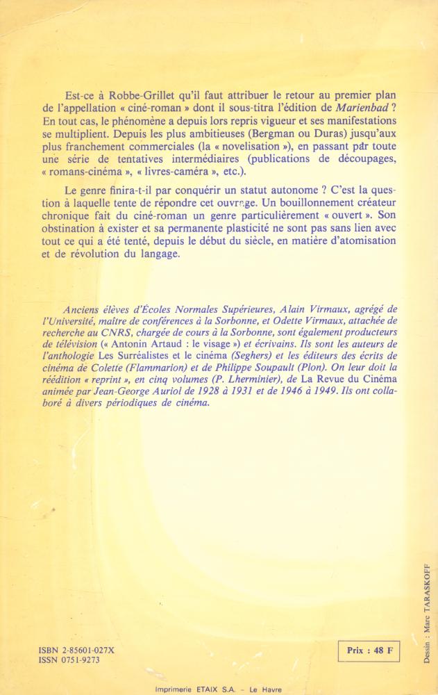 『LE CINE - ROMAN : un genre nouveau』 3