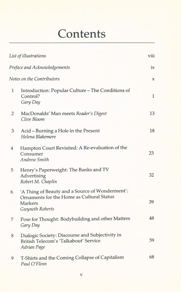 『READINGS IN POPULAR CULTURE: Trivial Pursuits』 2