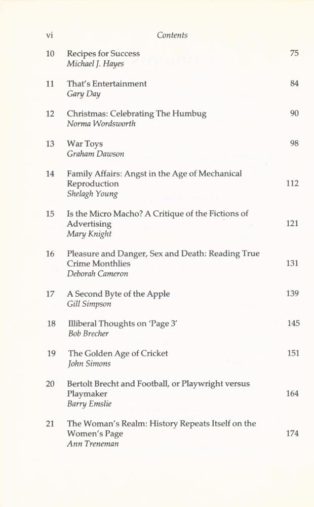 『READINGS IN POPULAR CULTURE: Trivial Pursuits』 3