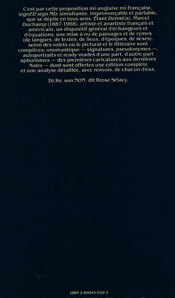 『La raie alitée d'effets : Apropos of Marcel Duchamp』 6