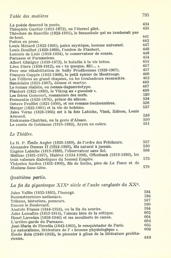 『HISTOIRE DE LA LITTÉRATURE FRANCAISE : Des orages romantiques à la Grande Guerre』 4