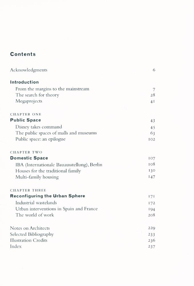 『ARCHITECTURE AFTER MODERNISM』 2