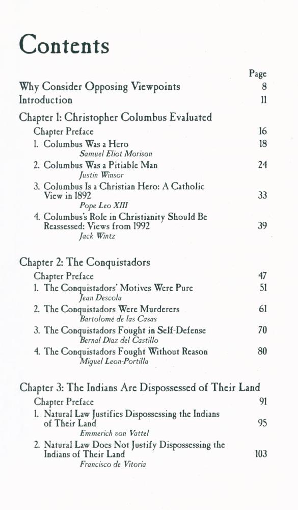 『Christopher Columbus and his legacy : opposing viewpoints』 2
