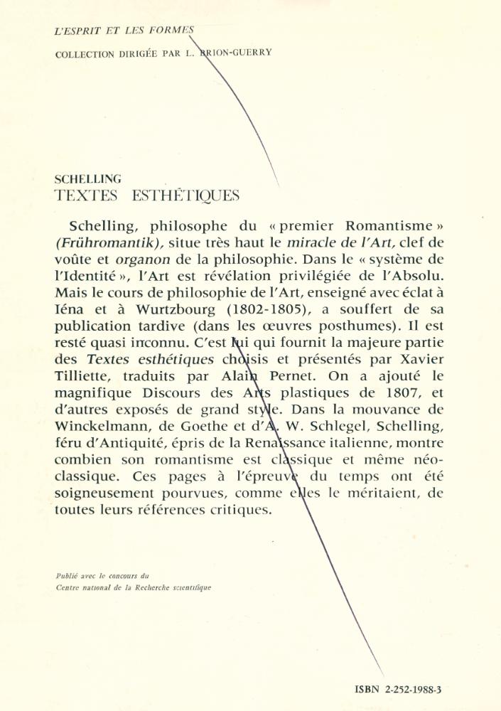 『TEXTES ESTHÉTIQUES』 4