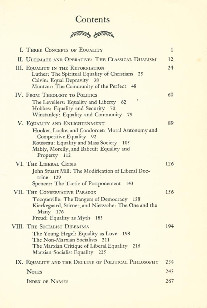 『EQUALITY IN POLITICAL PHILOSOPHY』 2
