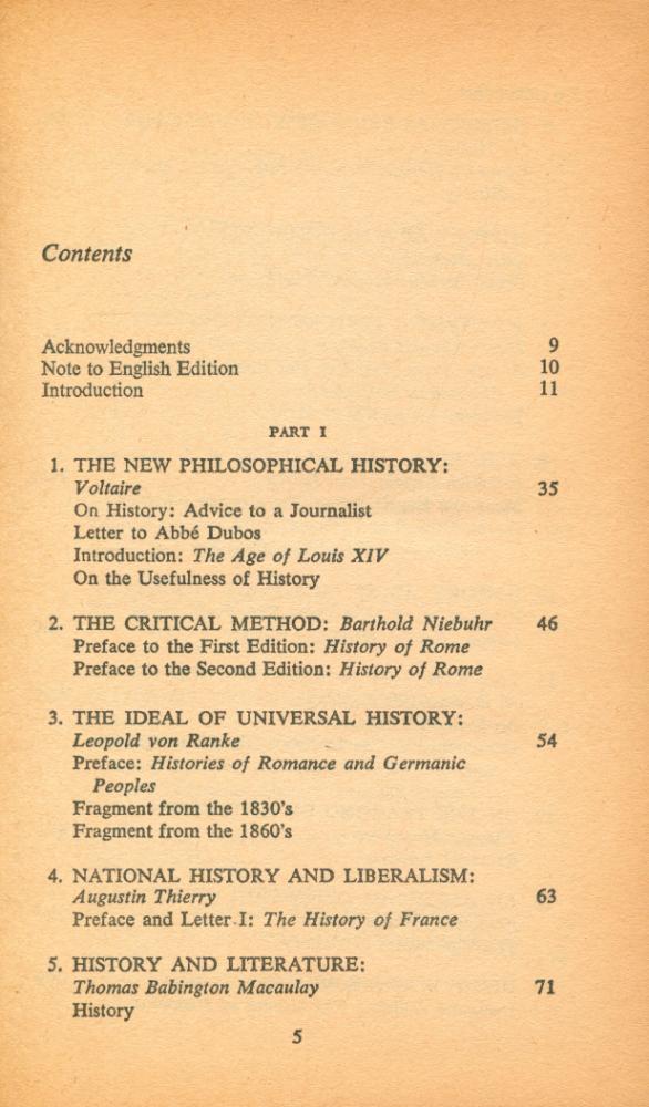 『THE VARIETIES OF HISTORY : From Voltaire to the Present』 2