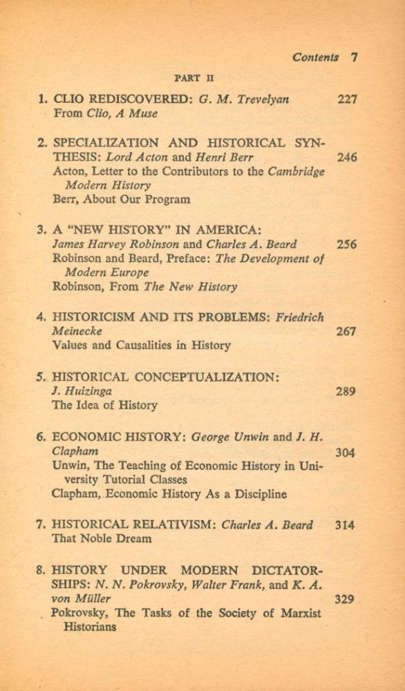 『THE VARIETIES OF HISTORY : From Voltaire to the Present』 4