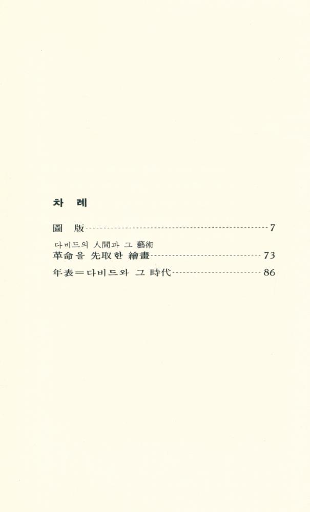 『世界美術文庫 19 - DAVID 다비드(세계미술문고 19 - DAVID 다비드)』 2