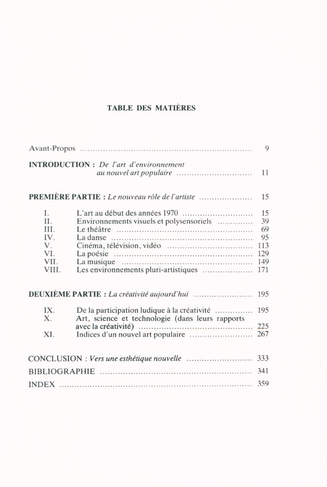 『ART, ACTION, ET PARTICIPATION : L'artiste et la créativité aujourd'hui』 2