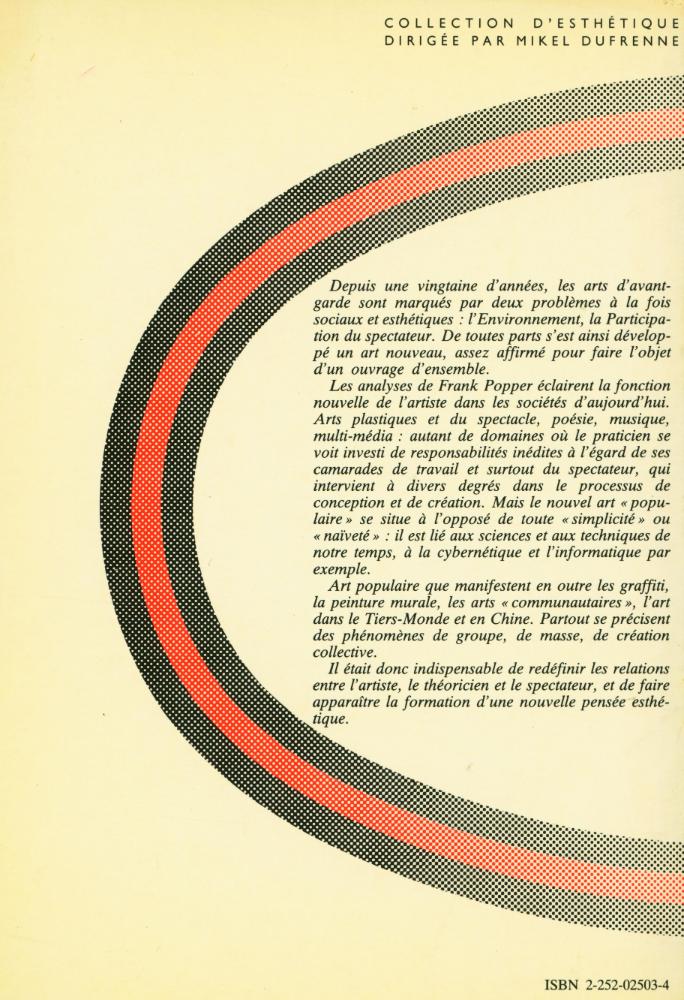 『ART, ACTION, ET PARTICIPATION : L'artiste et la créativité aujourd'hui』 3