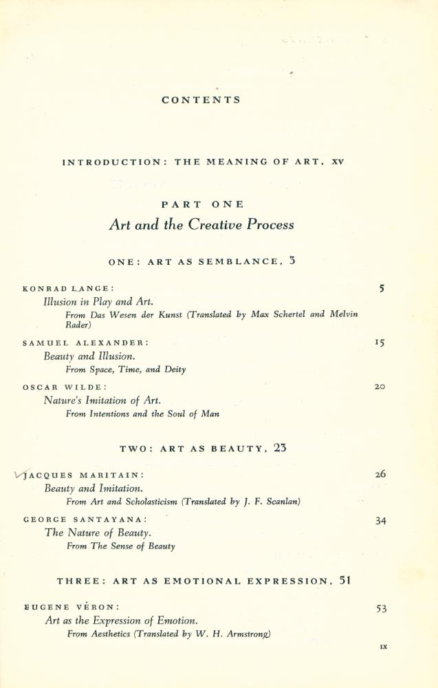 『A Modern Book of ESTHETICS : AN ANTHOLOGY』 2