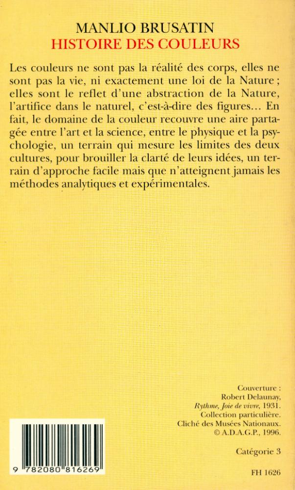 『HISTOIRE DES COULEURS』 3