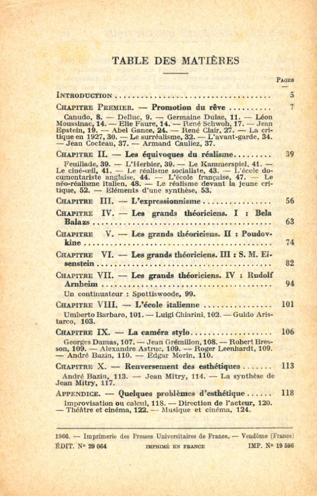 『ESTHÉTIQUE DU CINÉMA』 2