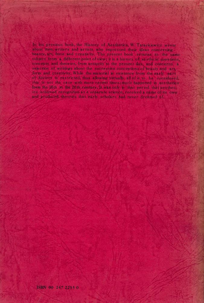 『Melbourne international philosophy series v. 5 : A history of six ideas : an essay in aesthetics』 5
