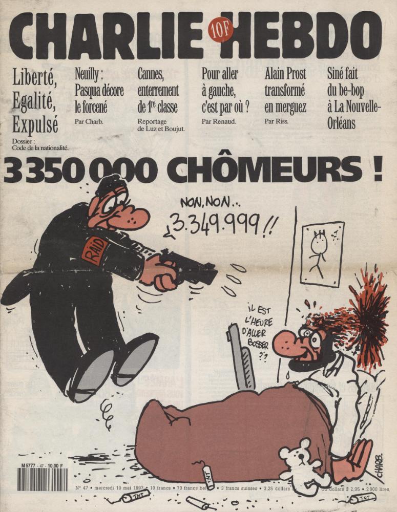 『CHARLIE HEBDO』 N° 47 mercredi 19 mai 1993 1