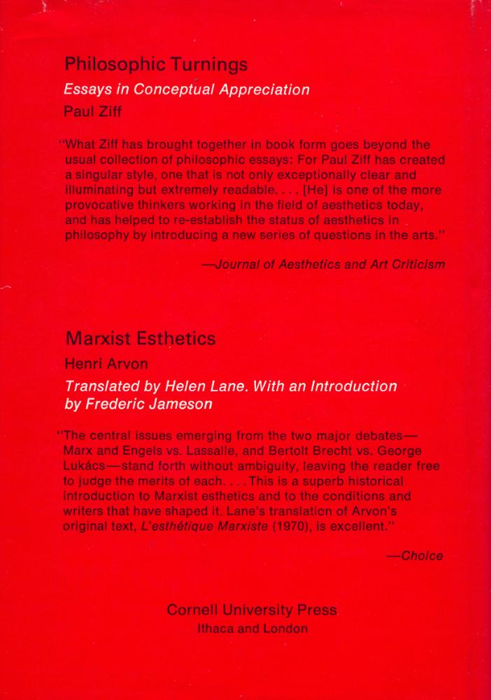 『Art and the Aesthetic: AN INSTITUTIONAL ANALYSIS』 3