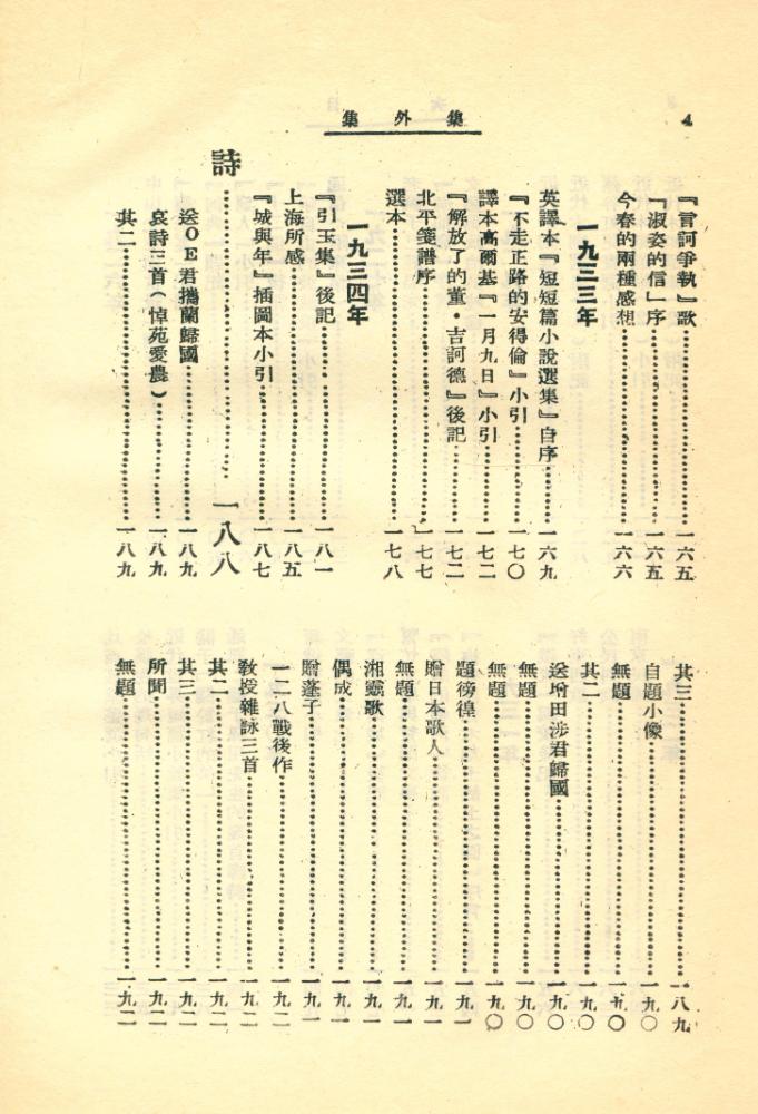 『中國現代文學叢刊: 集外集』 5