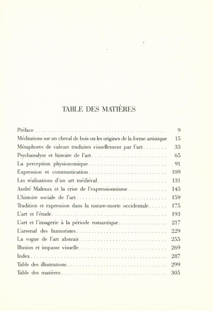 『méditation sur un cheval de bois et autres essais sur la théorie de l'art』 2