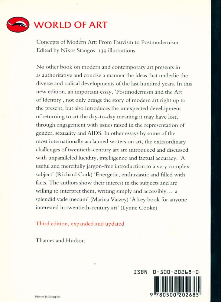 『Concepts of Modern Art : From Fauvism to Postmodernism, 139 illustrations』 3