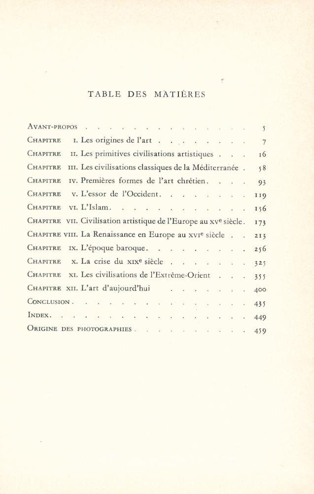 『HISTOIRE DE L'ART : DE LA PRÉHISTOIRE A NOS JOURS』 2