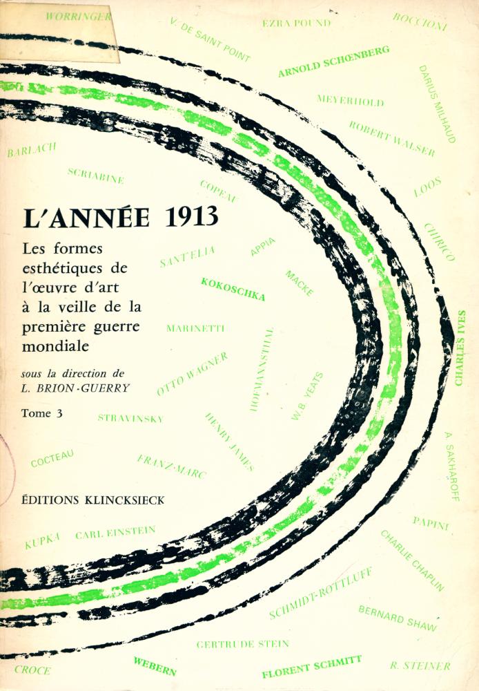 『L'Année 1913 : Tome3』 1