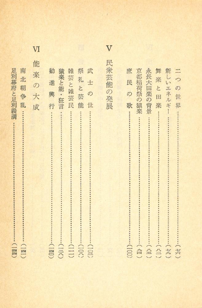 『日本芸能史入門』 4