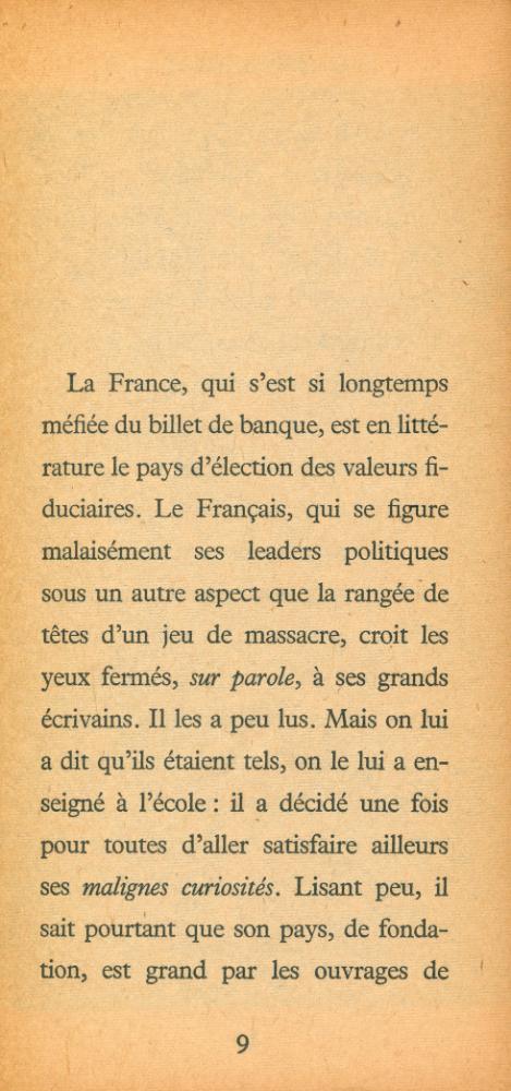 『La littérature à l'estomac』 2