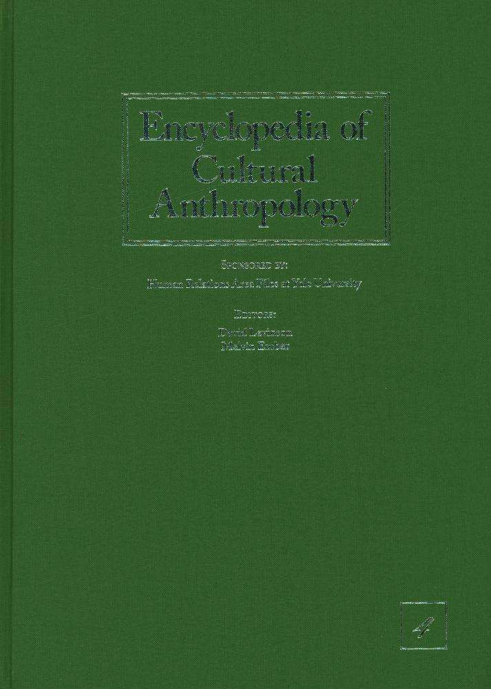 『Encyclopedia of cultural anthropology 4』 1