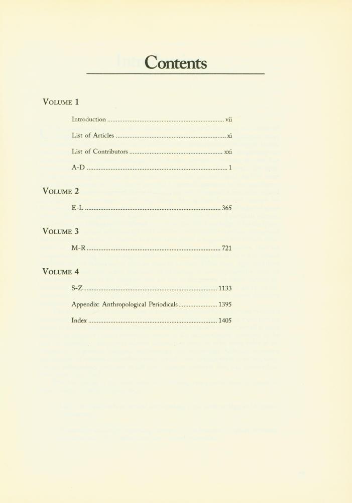 『Encyclopedia of cultural anthropology 2』 2