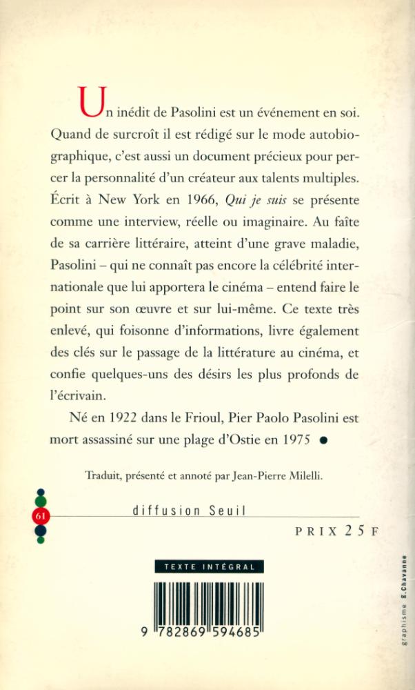 『QUI JE SUIS』 3